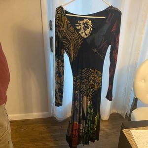 Desigual Knit Print Dress